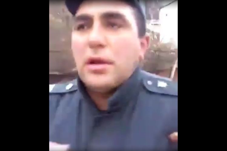 Sərxoş halda görüntüləri yayılan polis əməkdaşı orqandan