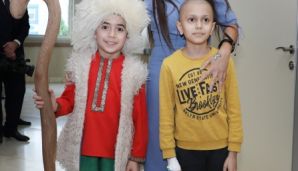 Leyla Əliyeva Onkologiya Mərkəzinin Uşaq Klinikasında -     FOTOLAR — foto 5