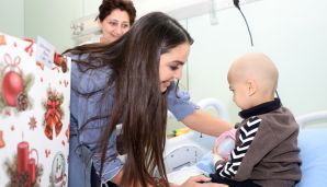 Leyla Əliyeva Onkologiya Mərkəzinin Uşaq Klinikasında -     FOTOLAR — foto 8
