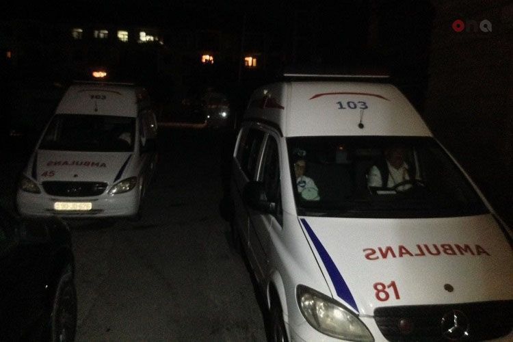 Samuxda partlayışda nənə və nəvə xəsarət aldı