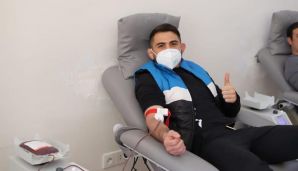 Adil Əliyev qanvermə aksiyasında iştirak etdi -     FOTO — foto 3