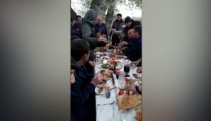 Kürün sahilində yeyib-içənlər saxlanıldı, ikisi həbs edildi -   FOTO — foto 4