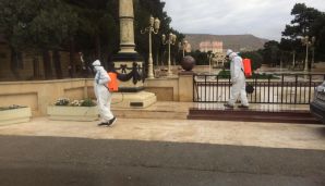 Qaradağda dezinfeksiya işləri davam etdirilir — foto 1