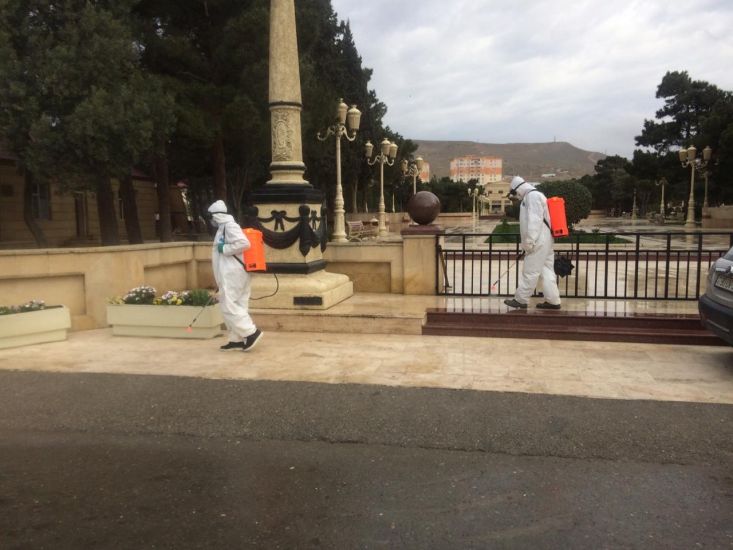 Qaradağda dezinfeksiya işləri davam etdirilir