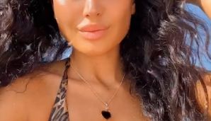 Pərvin Abıyeva Türkiyədə çimərlikdə -         FOTO — foto 3