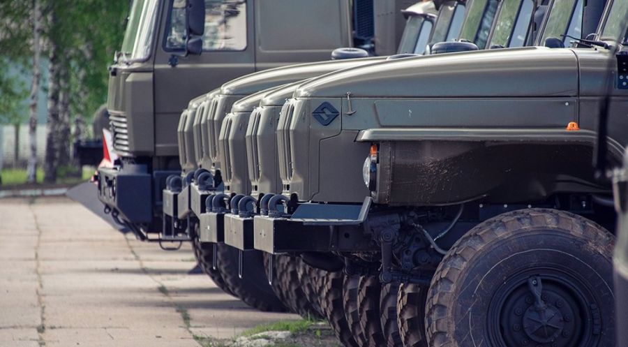 Rusiya xüsusi texnikası Belarus sərhədinə doğru yola düşdü