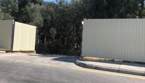 Bakıda daha bir ərazidə ağaclar kəsilir -       FOTO — foto 1