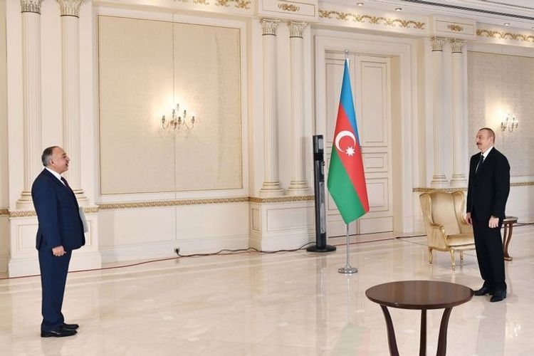 İlham Əliyev Əfqanıstanın yeni səfirinin etimadnaməsini qəbul etdi