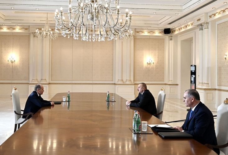 İlham Əliyev Rusiya Federal Təhlükəsizlik Xidmətinin direktorunu qəbul etdi