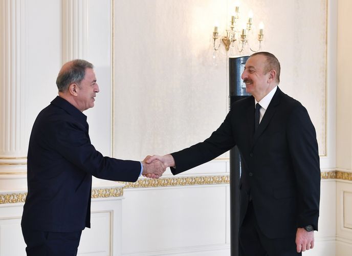 İlham Əliyev Hulusi Akarı qəbul etdi -       FOTO