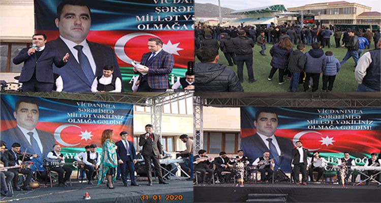 Ayaz Qocamanov izdihamlı görüş keçirdi –       VİDEO - FOTO