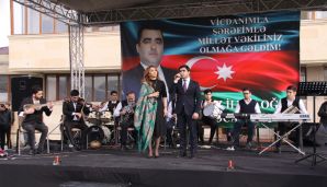 Ayaz Qocamanov izdihamlı görüş keçirdi –       VİDEO - FOTO — foto 2