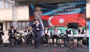 Ayaz Qocamanov izdihamlı görüş keçirdi –       VİDEO - FOTO — foto 3