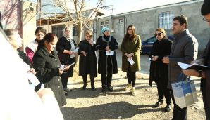 Naqif Həmzəyevin Gülüstan qəsəbəsində seçicilərlə görüşləri davam edir -     VİDEO — foto 2