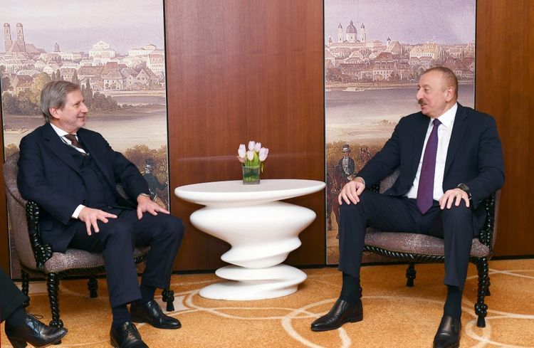 Prezident İlham Əliyevin Avropa İttifaqının komissarı ilə görüşü oldu