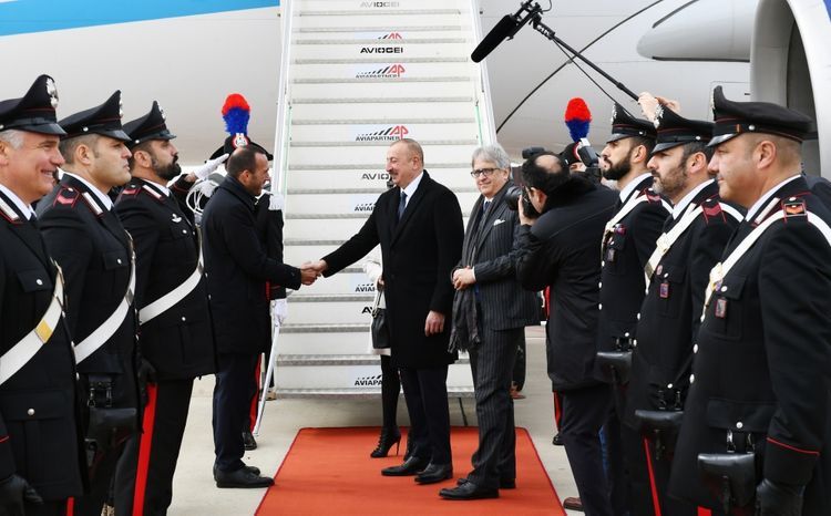 Azərbaycan Prezidenti İtaliyadadır
