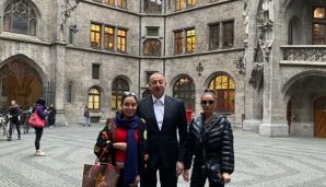 Prezident və ailəsi Roma gəzintisində — foto 1