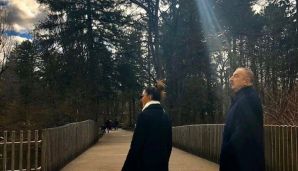 Prezident və ailəsi Roma gəzintisində — foto 2
