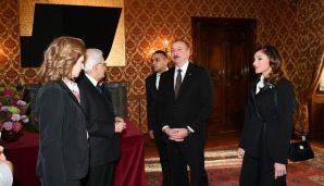 İlham Əliyevin Romada rəsmi yola salma mərasimi oldu -   FOTOLAR — foto 9
