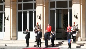 İlham Əliyevin Romada rəsmi yola salma mərasimi oldu -   FOTOLAR — foto 1