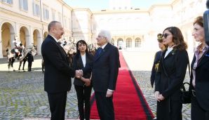İlham Əliyevin Romada rəsmi yola salma mərasimi oldu -   FOTOLAR — foto 5