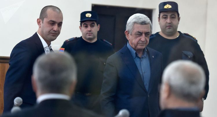 Sarkisyanın məhkəməsi keçirildi