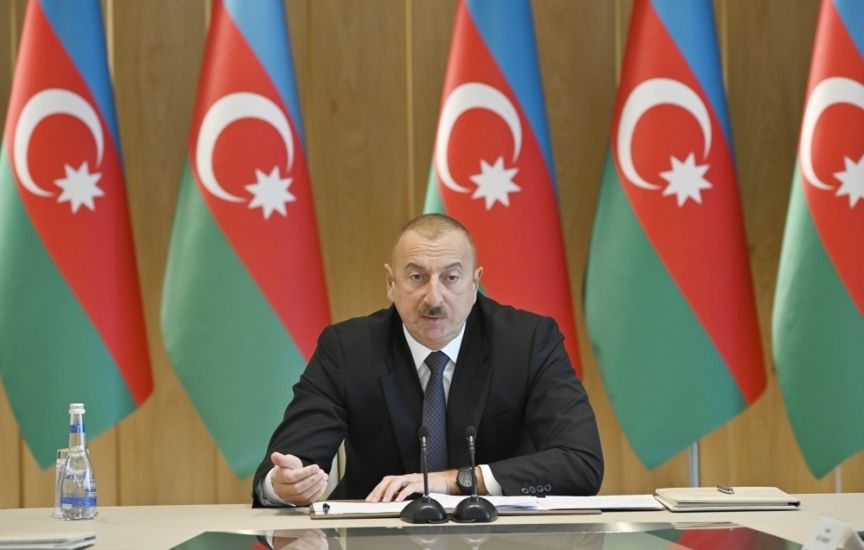 İlham Əliyev: “Manatın məzənnəsi ilə bağlı heç bir təhlükə yoxdur"