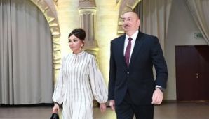 Prezident və xanımı Xoşbəxt Yusifzadənin yubileyi münasibətilə keçirilən mərasimdə iştirak etdi -   FOTO - YENİLƏNDİ — foto 3