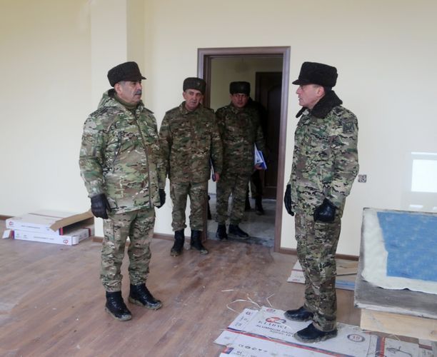 Zakir Həsənov hərbi obyektlərə baxış keçirdi -     FOTO