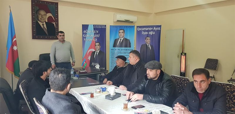 Ağsuda Ayaz Qocamanovun seçki qərargahı fəaliyyətə başladı -   FOTOLAR