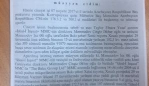 Mənzil qalmaqalında adı hallanan generalın kürəkəni sələmə pul verirmiş -     SƏNƏD — foto 3