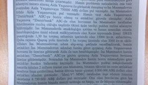 Mənzil qalmaqalında adı hallanan generalın kürəkəni sələmə pul verirmiş -     SƏNƏD — foto 4
