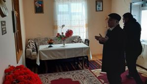 Tahir Kərimli təşviqata şəhidin evini ziyarətlə başladı — foto 2