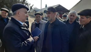 Tahir Kərimli təşviqata şəhidin evini ziyarətlə başladı — foto 3