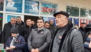 Deputatlığa namizəd Şəhidlər Xiyabanını ziyarət etdi -     FOTOLAR — foto 3