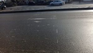 Sabunçuda piyadalar təhlükə ilə üzləşib –   Yolda zolaq silinib — foto 2