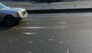 Sabunçuda piyadalar təhlükə ilə üzləşib –   Yolda zolaq silinib — foto 3