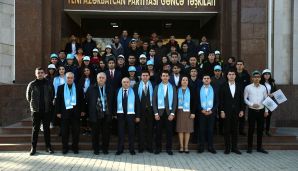 YAP-ın Gəncədən olan namizədlərinin gənclərlə görüşü keçirildi -      VİDEO — foto 9