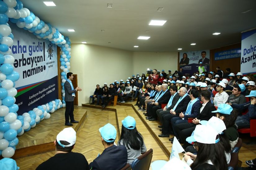 YAP-ın Gəncədən olan namizədlərinin gənclərlə görüşü keçirildi -      VİDEO