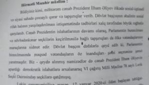 İqbal Məmmədovdan namizədliyinin ləğv edilməsi üçün Məzahir Pənahova müraciət edildi -   FOTO — foto 1