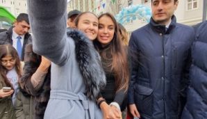 Leyla Əliyeva abadlaşdırılan həyətin açılışında iştirak etdi — foto 4