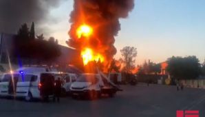 SON DƏQİQƏ:           Bakıda zavod yanır -  Alov digər binaya keçib -  VİDEO ƏLAVƏ OLUNUB — foto 2