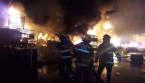 FHN Bakıdakı güclü yanğının görüntülərini yaydı -     FOTO — foto 5