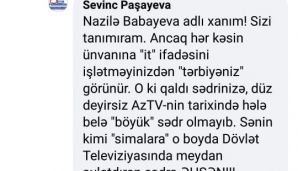 AzTV-nin baş prodüseri jurnalistləri belə təhqir etdi -     FOTOFAKT — foto 2