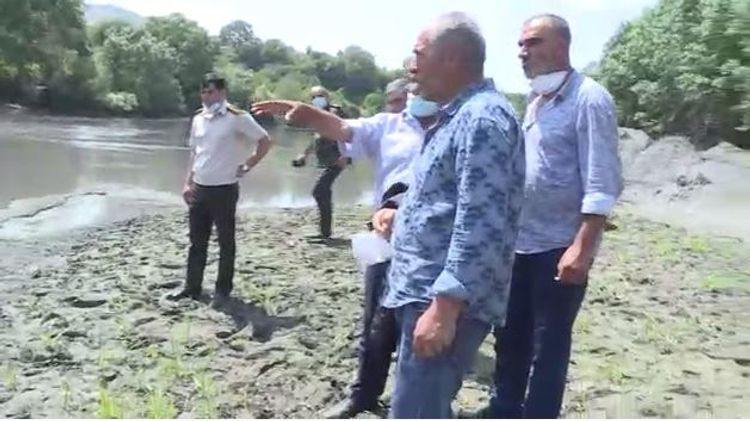 Əsgərin yaxınları əraziyə aparıldı