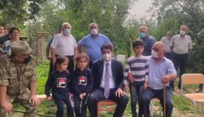 3 övladı şəhid atanı yola saldı... -     FOTO — foto 2
