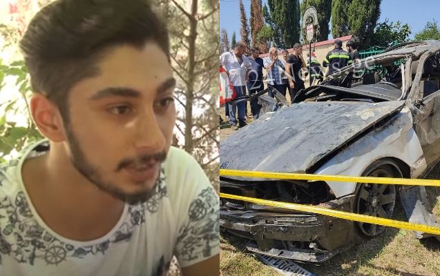 İbrahim Borçalının oğlunun öldüyü qəzanın görüntüsü yayıldı -     VİDEO