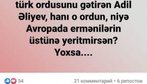 Adil Əliyev Orduxana cavab verdi:   “Satqınlara, söyüş söyənlərə ar olsun” — foto 1