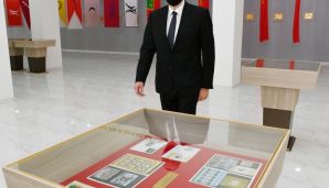 Prezident muzeyin açılışında maska taxdı -     FOTO — foto 1