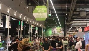 Bakıda marketlərdə izdiham -     VİDEO — foto 1